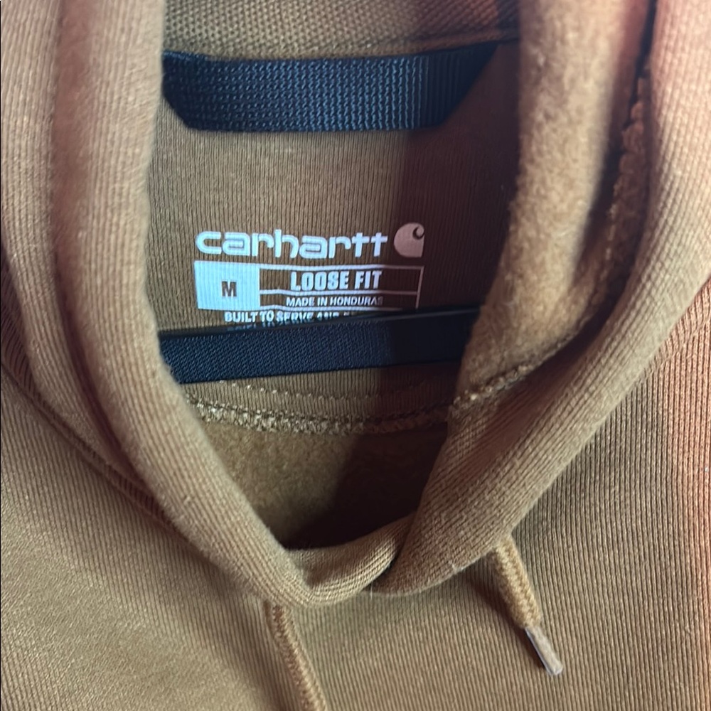 Carhartt Brown Sweatshirt Hoodie Casual Wear NWOT - Picture 2 of 6